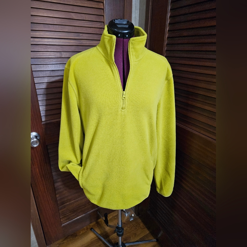 Joe Fresh Olive Green Fleece Pullover